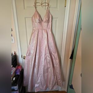 Quinceañera / Prom Dress - B. Smart - Shimmer Pink Ball Gown - Size 1